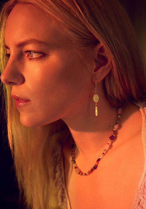 Solar Plexus Chakra Single Earring