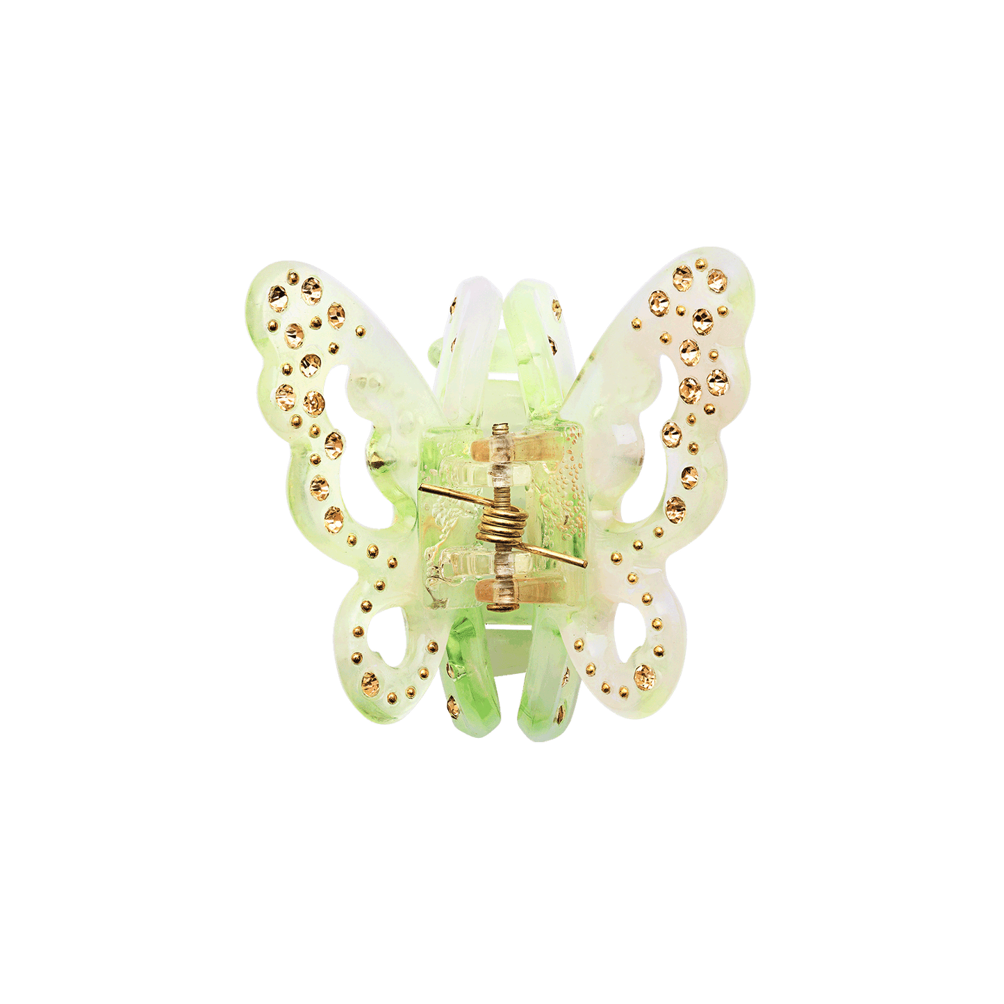 Butterfly Hair Claw Lime