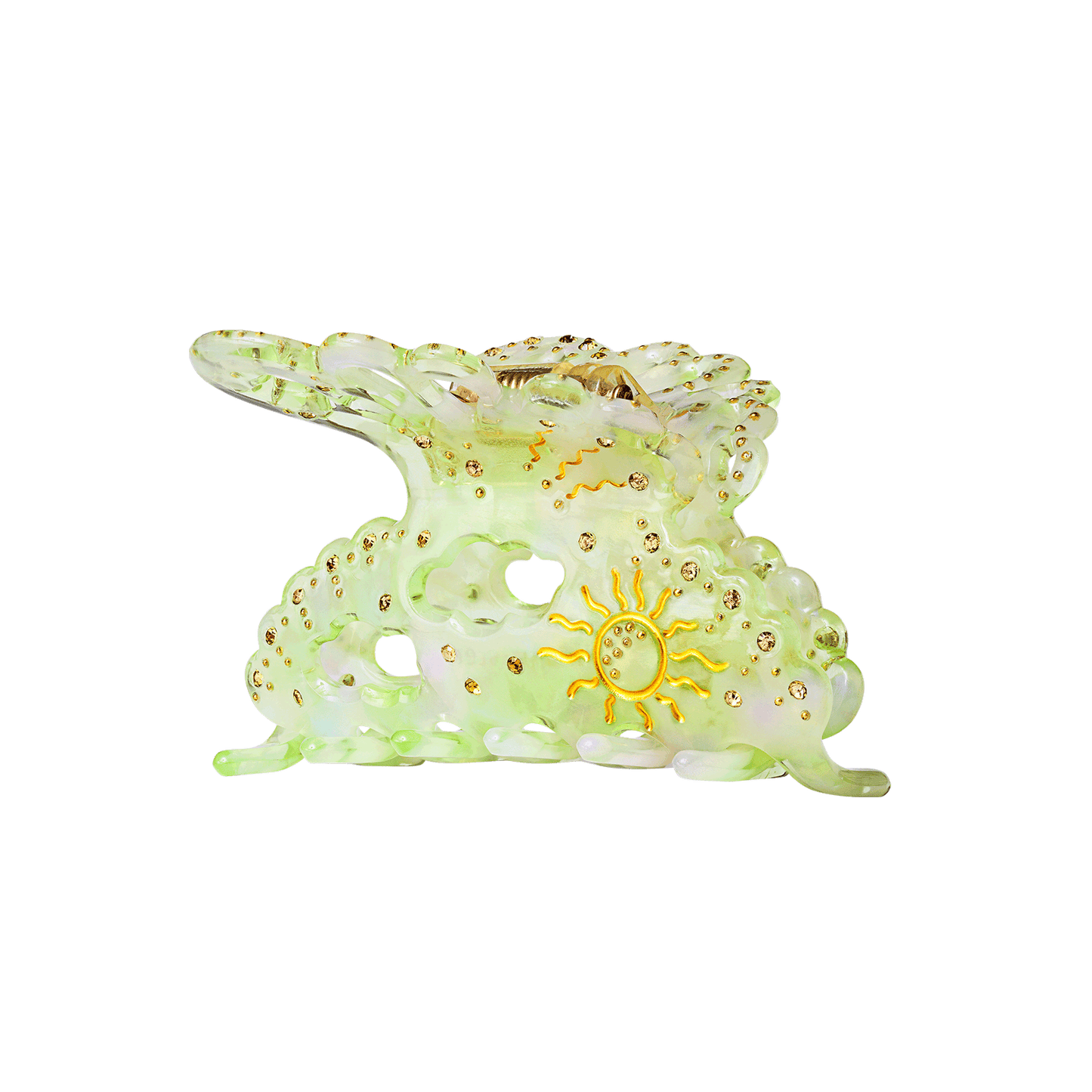 Papillion Hair Claw Lime