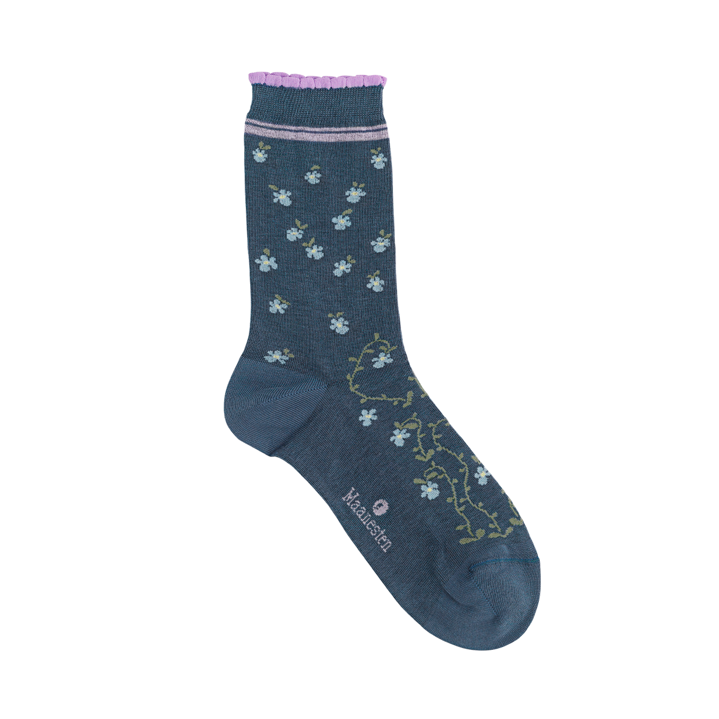Flower Bed Sock Marine