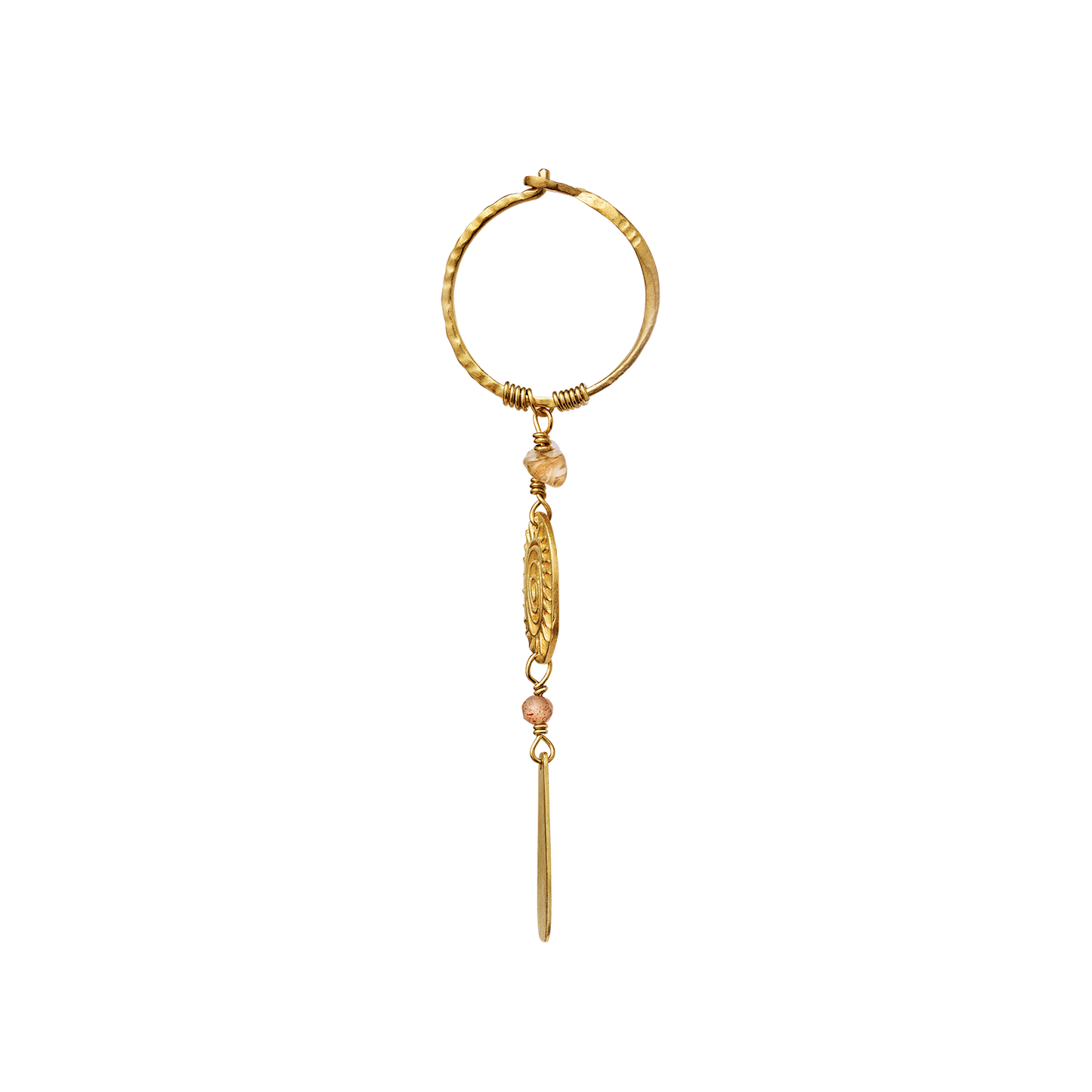 Solar Plexus Chakra Single Earring