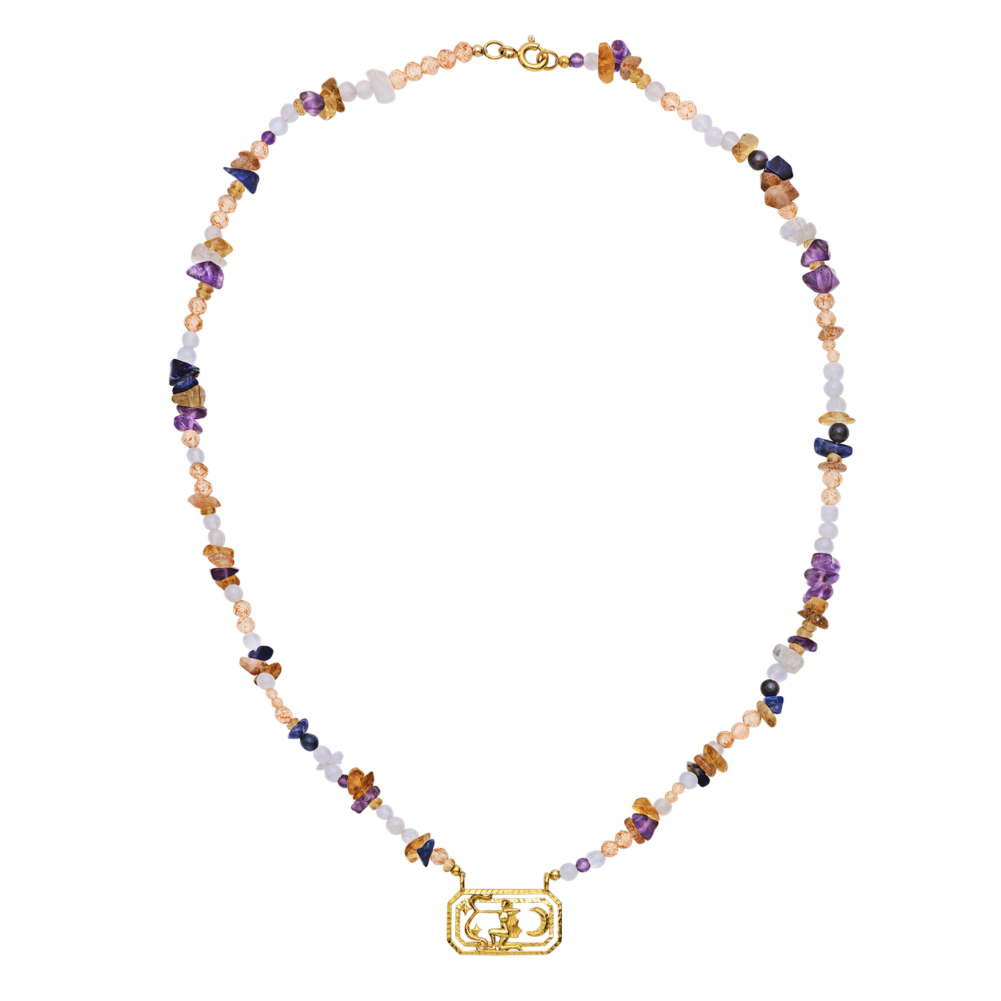 Zodiac Fire Sagittarius Necklace