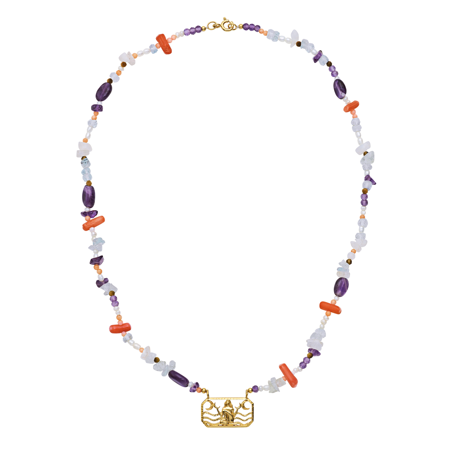 Zodiac Water Cancer Necklace