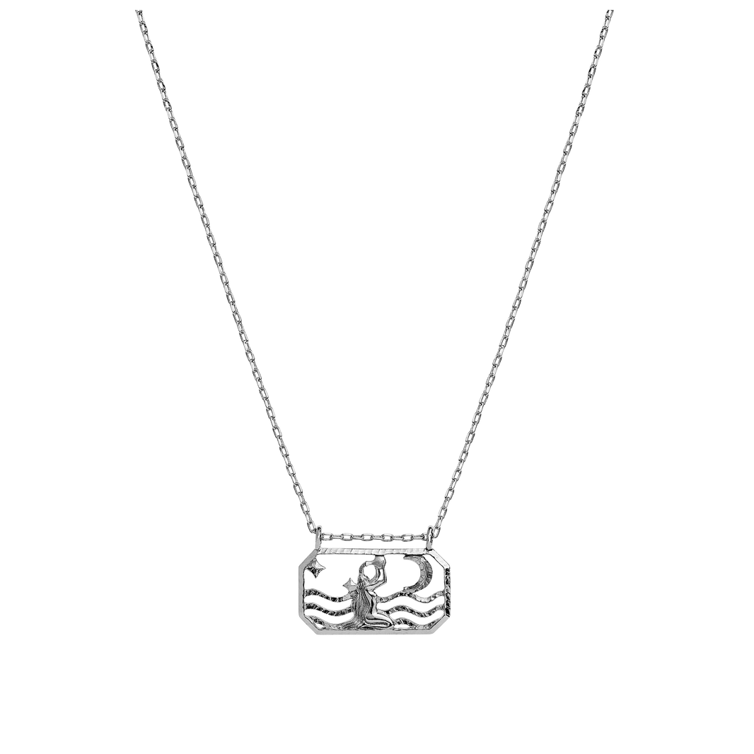 Zodiac Aquarius Necklace 20. Jan - 18. Feb